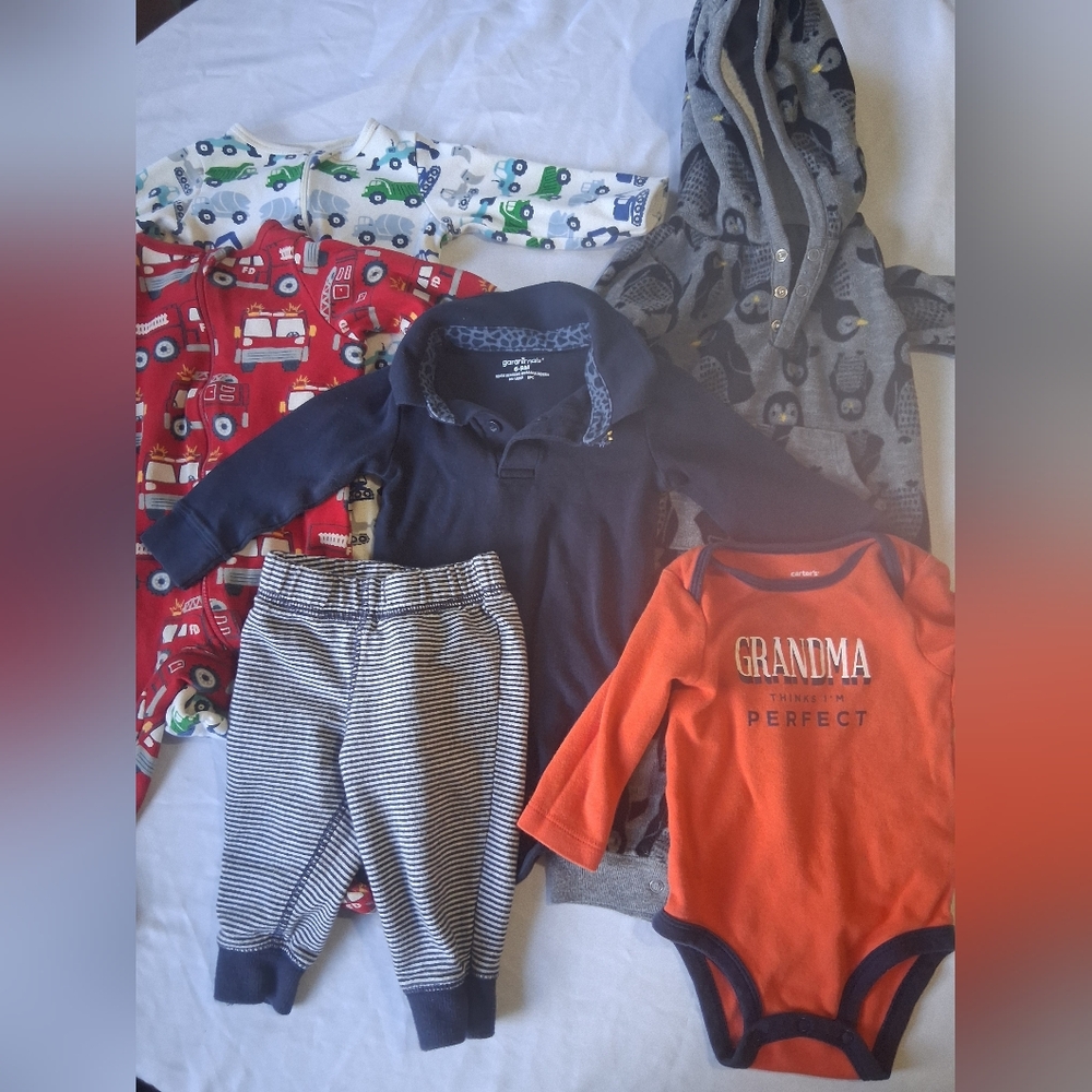 Baby Clothing 6-9m Bundle with Onesies and Pants
